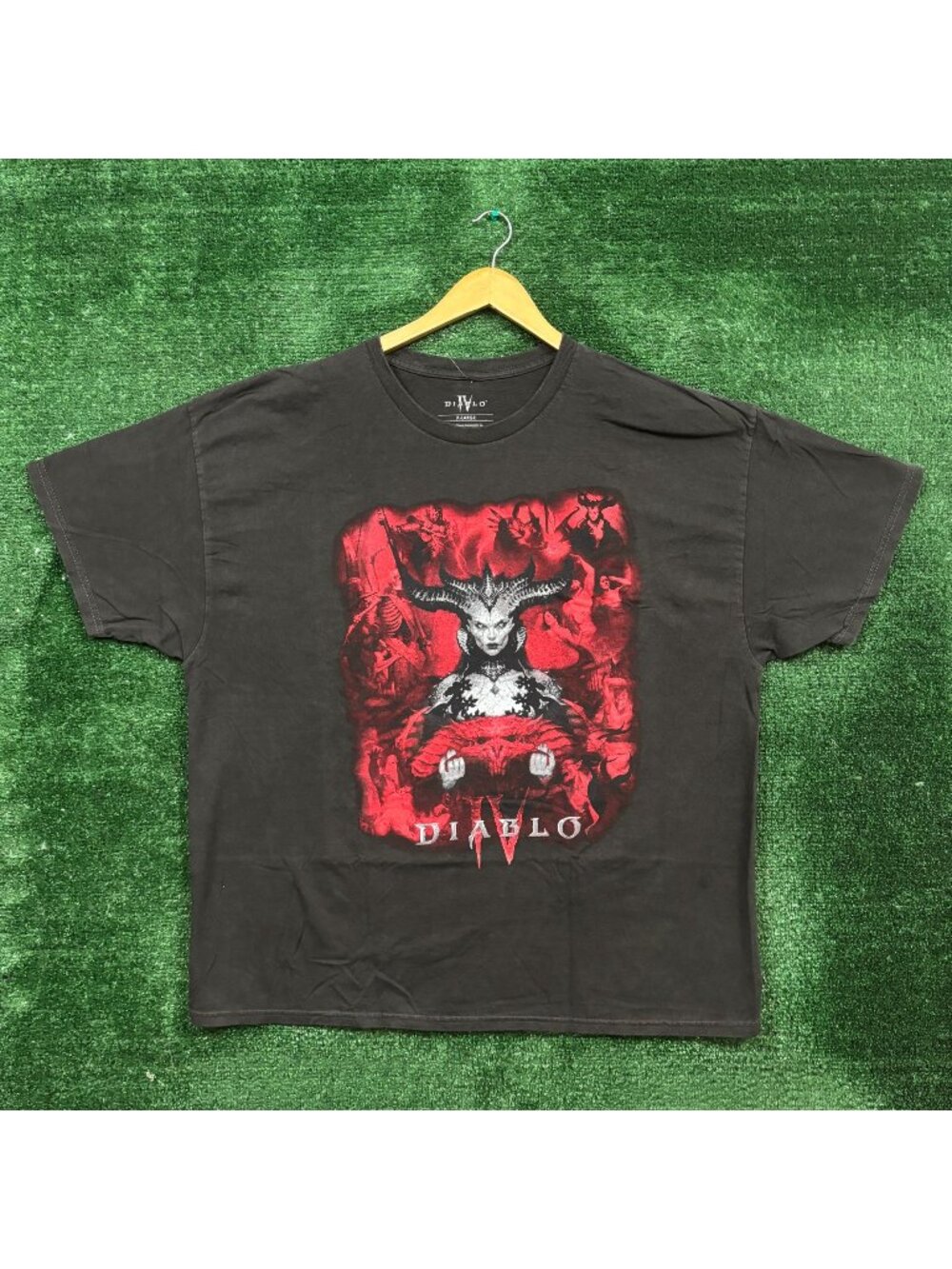 Diablo IV Season of The Reckoning Video Game T-Shirt Size Extra Large